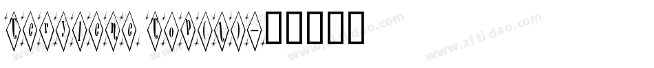 Terylene Top(1)字体转换